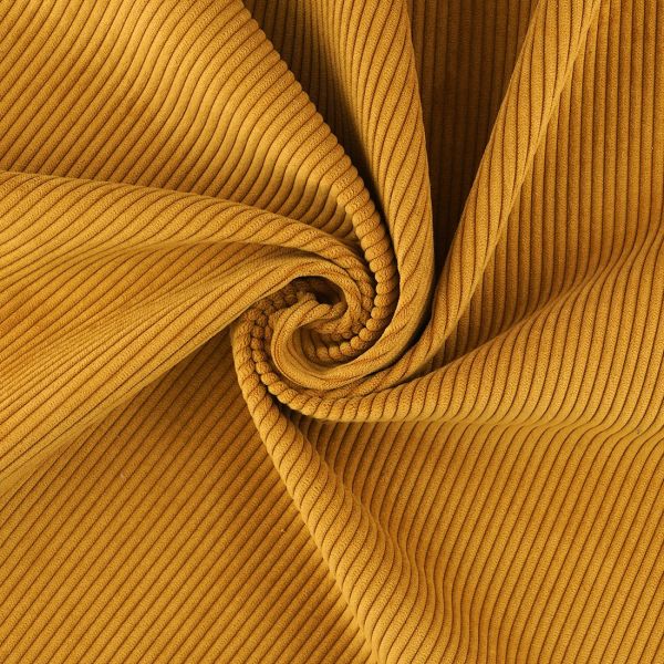 velours côtelé ocre